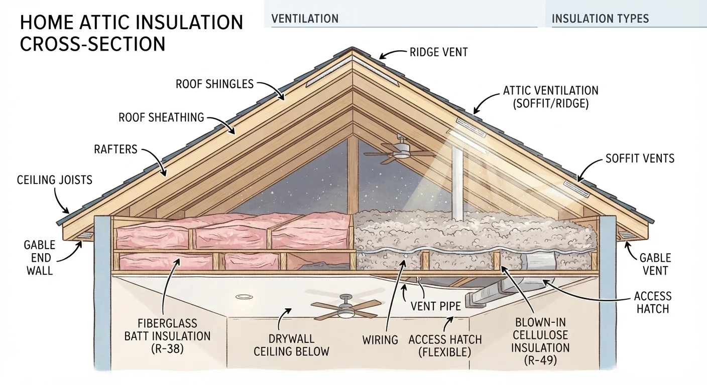 Attic Insulation: What the R-Value Rating Actually Tells You