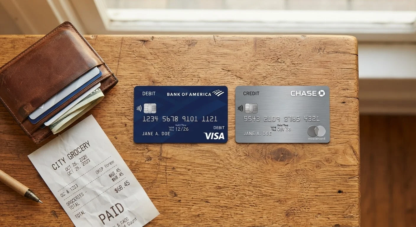 Debit Card vs. Credit Card for Daily Spending
