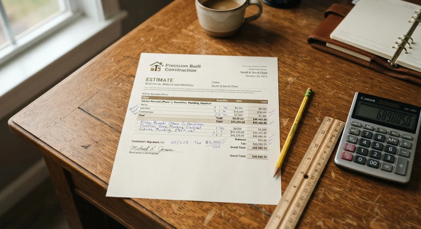 Decoding a Home Improvement Estimate: Line by Line