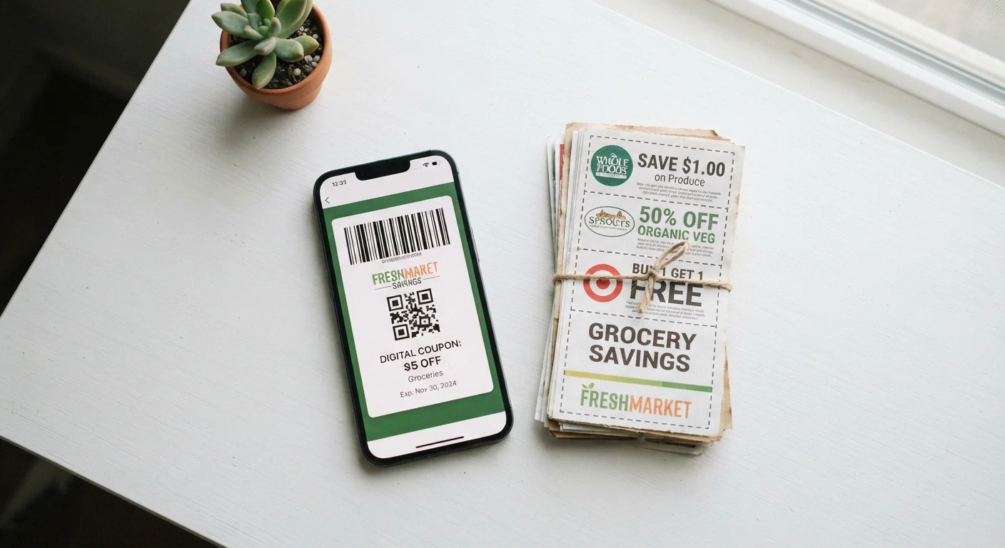 Digital Coupons vs. Paper Coupons: What's Actually Different Beyond the Format