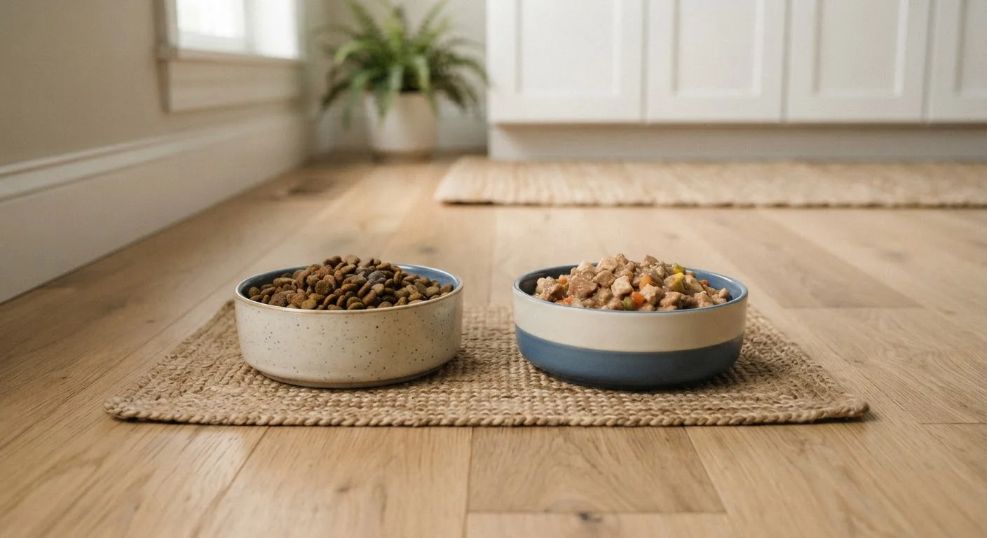 Dry Food vs. Wet Food: The Nutritional Trade-Offs for Dogs and Cats