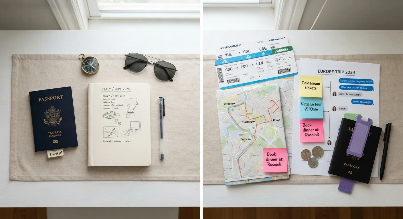 Group Trip vs. Solo Trip: How the Planning Process Actually Differs