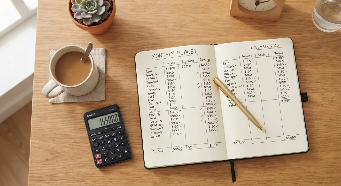 Monthly Budget Reset Checklist