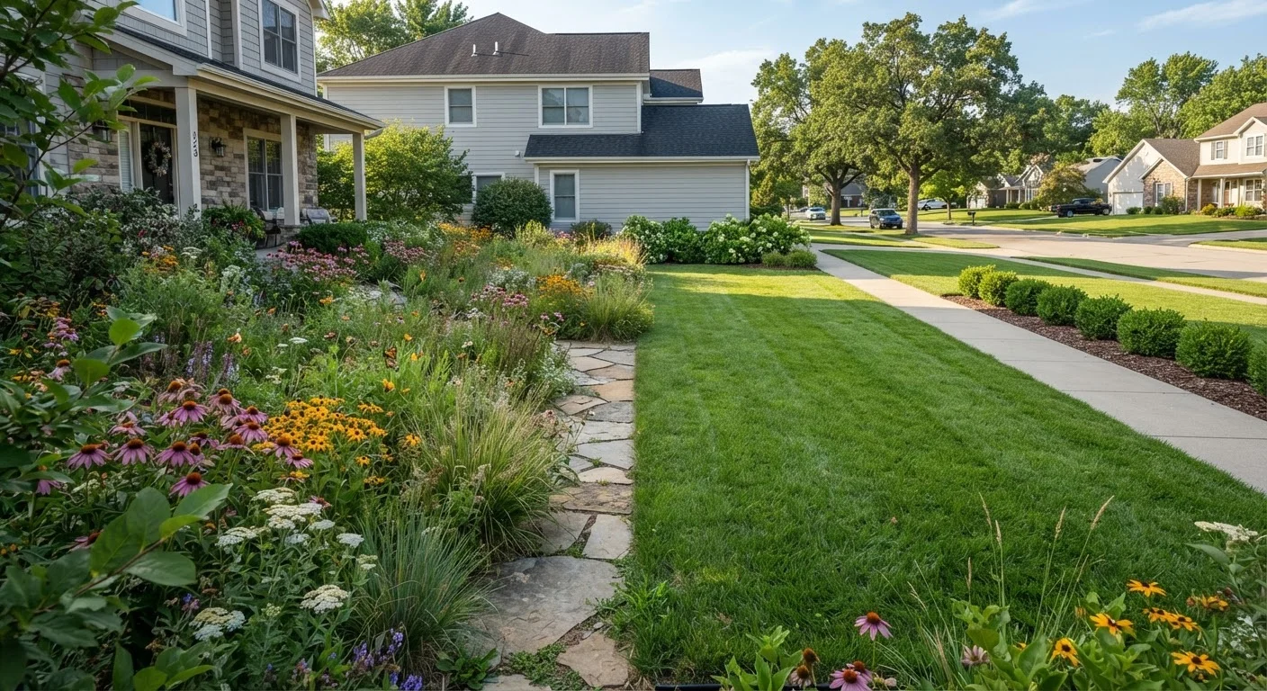 Native Plants vs. Traditional Landscaping: Maintenance, Ecology, and Curb Appeal