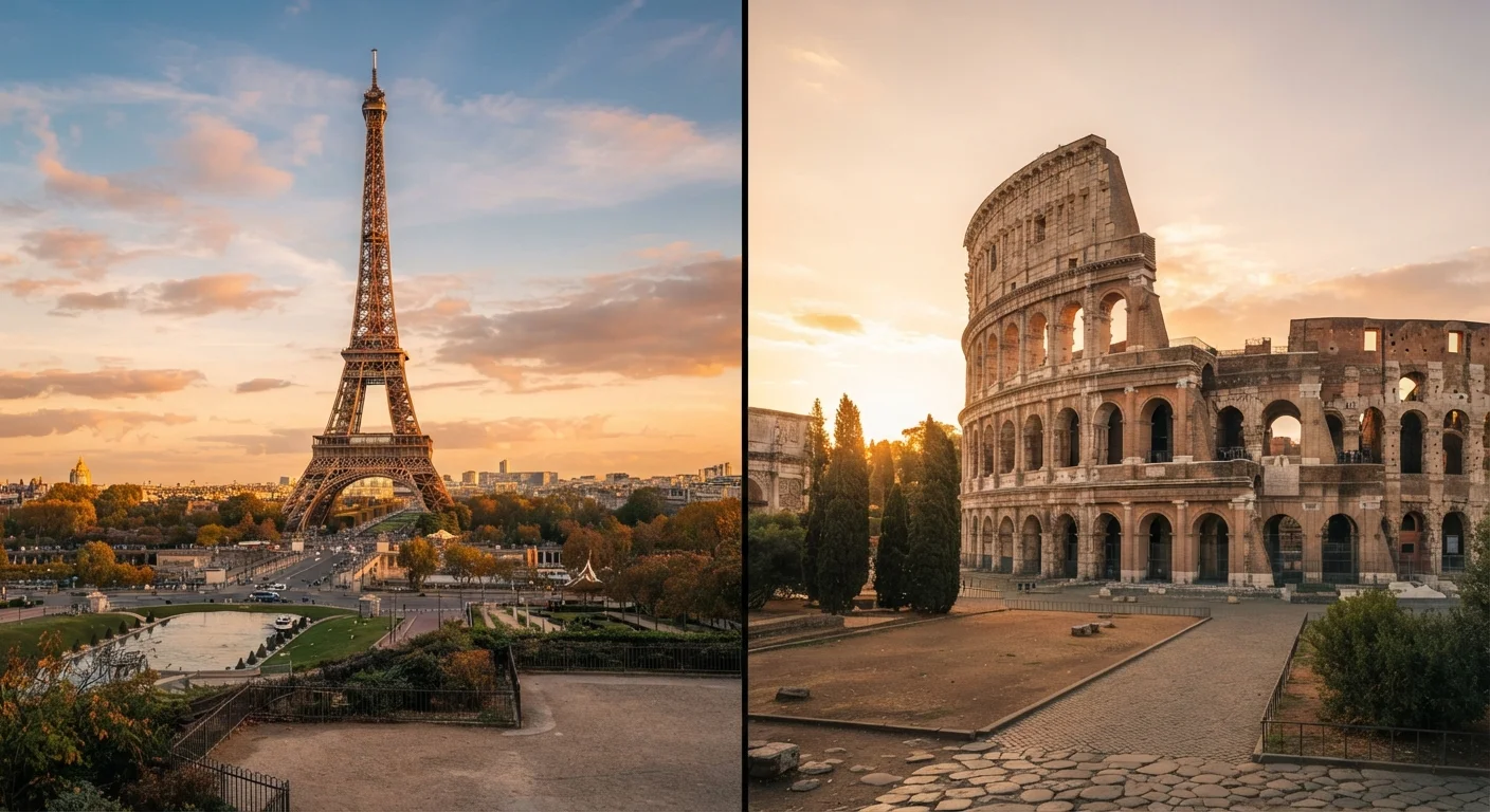 Paris vs. Rome: Two Classic European Capitals, Two Very Different Trips