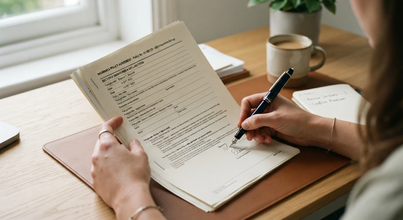 Reading a Car Insurance Policy Without Getting Lost