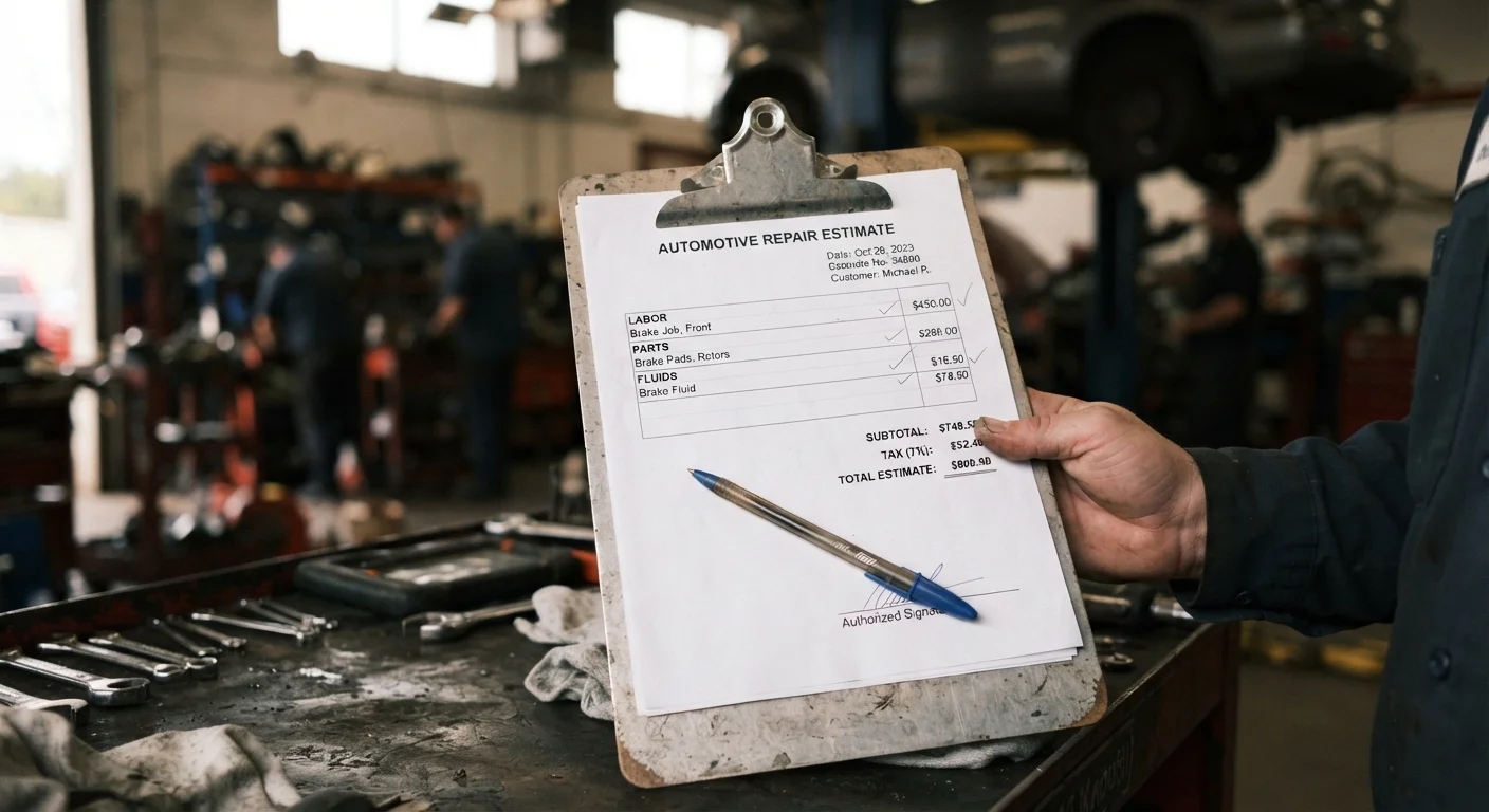 Reading a Repair Estimate Without Getting Lost
