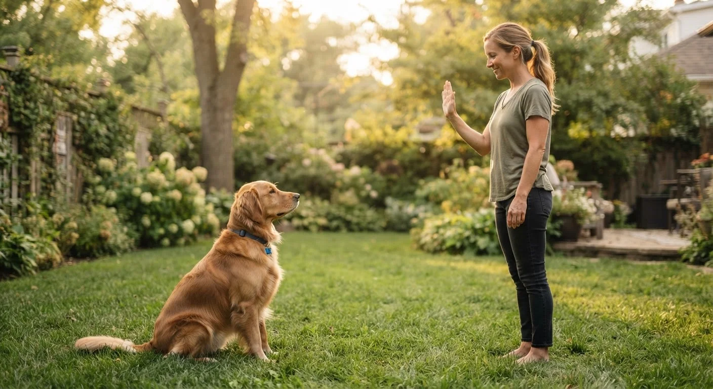 Teaching a Dog to Stay: Building Duration, Distance, and Distraction