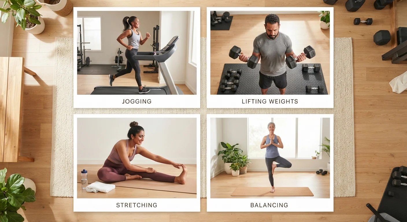 Types of Exercise and What Each One Trains