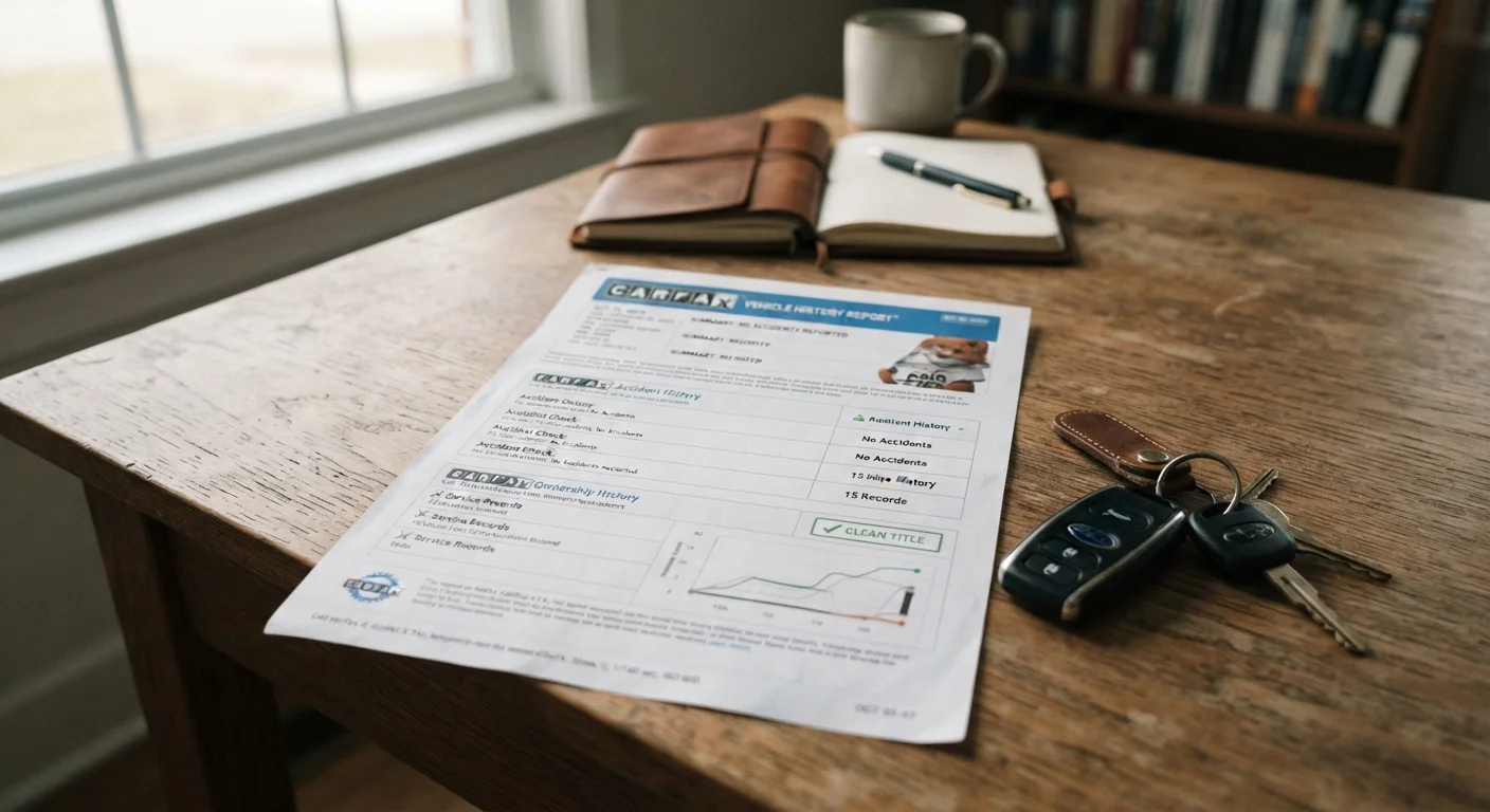 What a Vehicle History Report Actually Tells You — and What It Misses